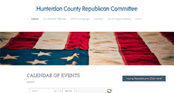 Desktop Screenshot of hunterdongop.com